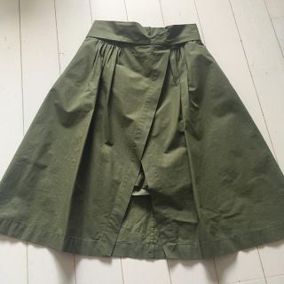 エムエスジーエム(MSGM)のMSGM カーキ スカート パンツ(ひざ丈スカート)