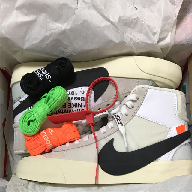 NIKE(ナイキ)のTHE10 off-white NIKE ブレザーミッド レディースの靴/シューズ(スニーカー)の商品写真