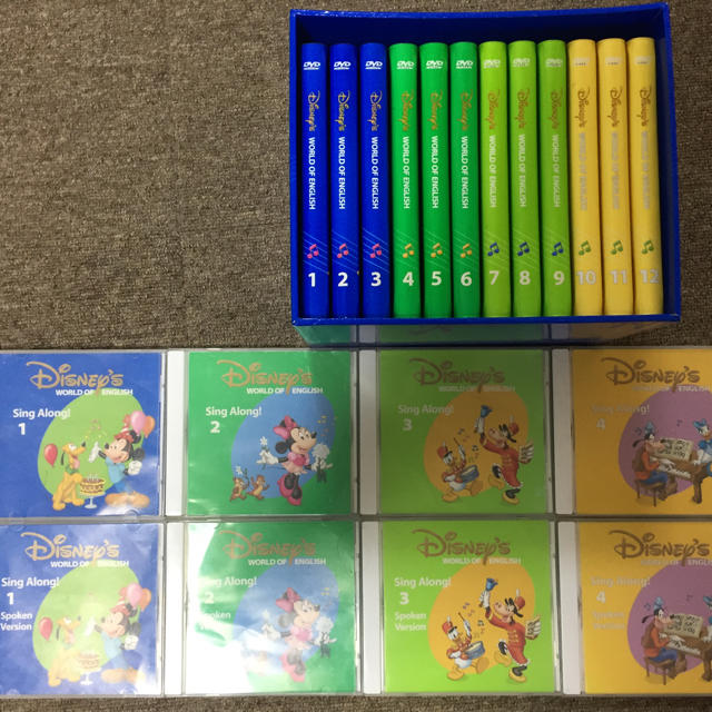 Disney - DWE シングアロングDVD 全12巻 CD 全8枚セットsing a long