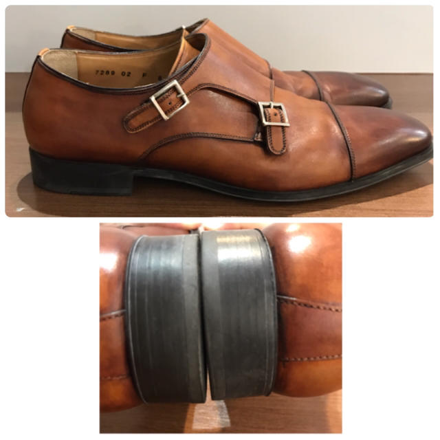 Santoni(サントーニ)のサントーニ ファットアマーノ 高級ライン バンドメイド メンズの靴/シューズ(ドレス/ビジネス)の商品写真