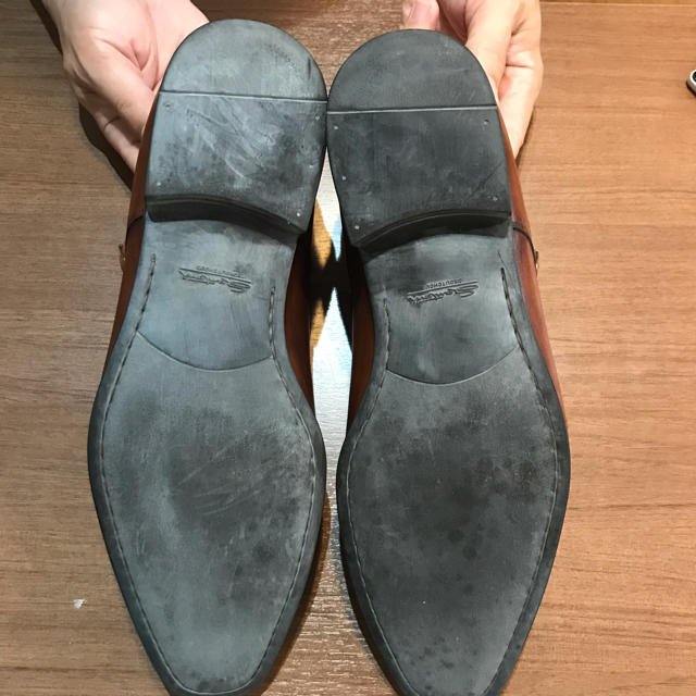 Santoni(サントーニ)のサントーニ ファットアマーノ 高級ライン バンドメイド メンズの靴/シューズ(ドレス/ビジネス)の商品写真