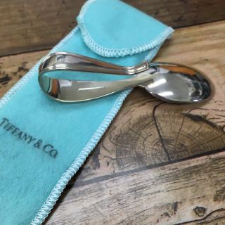 【未使用】ティファニー　TIFFANY\u0026Co. ループベビースプーン　シルバー