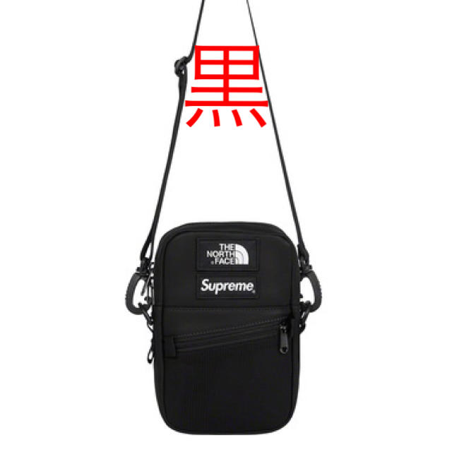 黒!Supreme The North Face ショルダーバッグバッグ