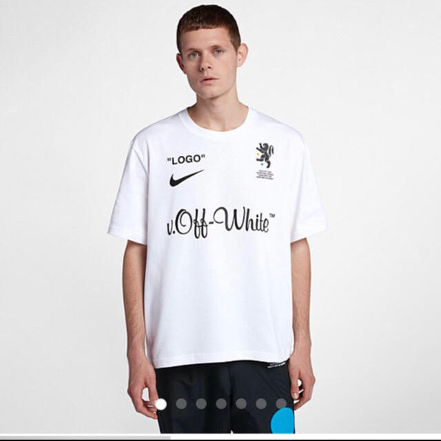 NIKE off-white tee  L