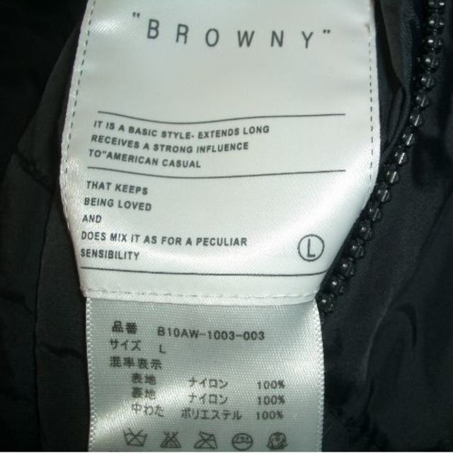 BROWNY(ブラウニー)のBROWNY　中綿ベスト　リバーシブル　フード付き メンズのジャケット/アウター(その他)の商品写真