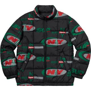 シュプリーム(Supreme)のSupreme NY Reversible Puffy Jacket(黒L)(ダウンジャケット)