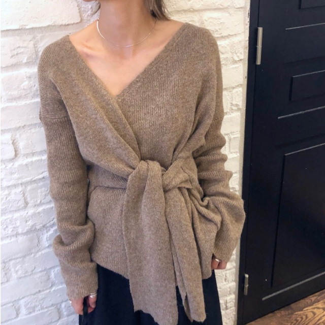 Knit pullover sweater