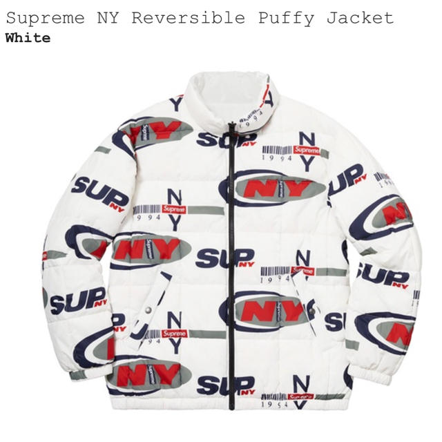 Supreme☆NY Reversible Puffy Jacket