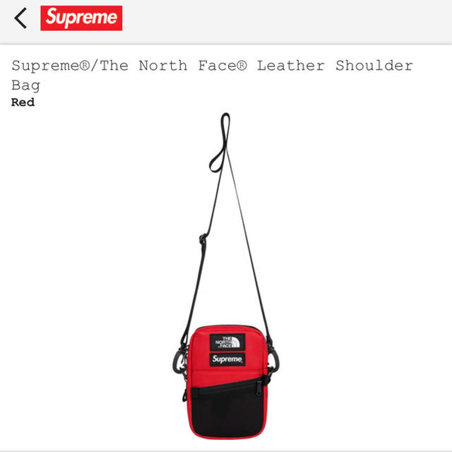 Supreme The North Face Leather Shoulder