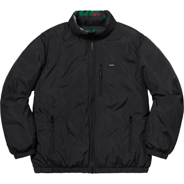 Supreme NY Reversible Puffy Jacket(黒S)