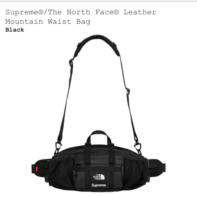 Supreme®TNF Leather Mountain Waist Bag