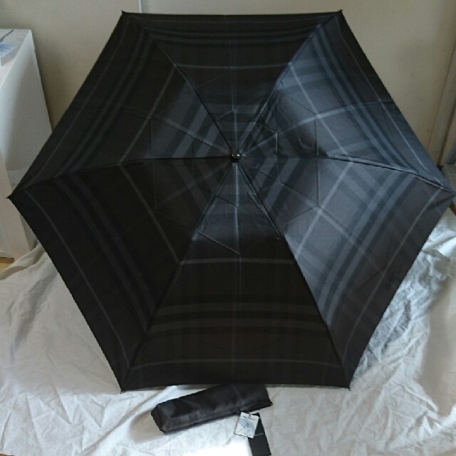 未使用 タグ付き バーバリー 雨傘 折りたたみ傘