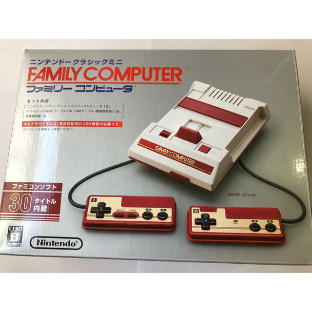 任天堂(ニンテンドウ)のニンテンドークラシックミニ ファミリーコンピュータ エンタメ/ホビーのゲームソフト/ゲーム機本体(家庭用ゲーム機本体)の商品写真