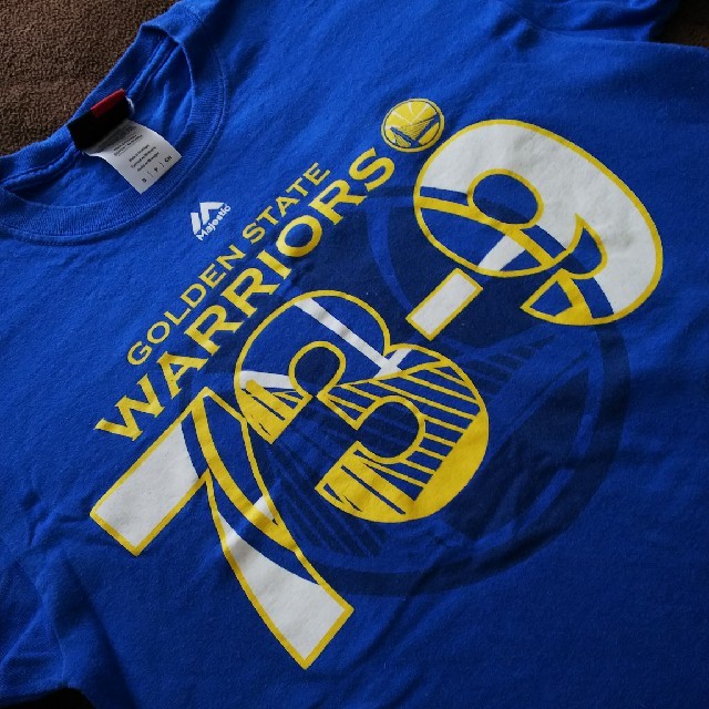 warriors t-shirt 73-9 チケットのスポーツ(バスケットボール)の商品写真