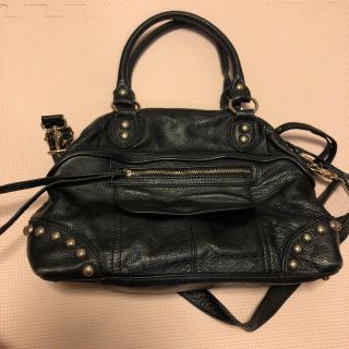 マウジー(moussy)のマウジー 本革 スタッズバッグ (トートバッグ)