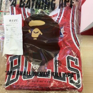 アベイシングエイプ(A BATHING APE)のBAPE APE エイプ ベイプ ブルズ NBA コラボ ユニフォーム S(タンクトップ)