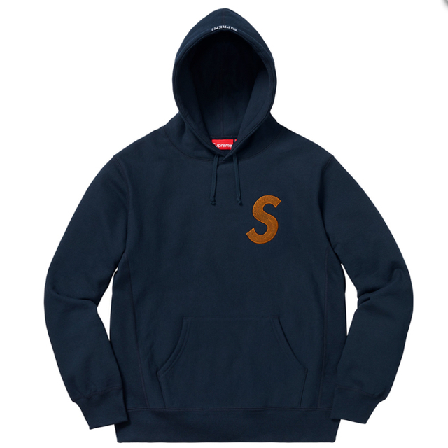Supreme - [はーさん専用]Supreme Sロゴフーディー ネイビー XL