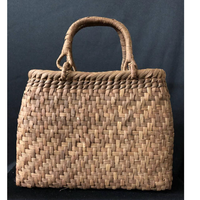 サイズ国産 コンパクトサイズ 職人の技 手編み 山葡萄かご バッグ