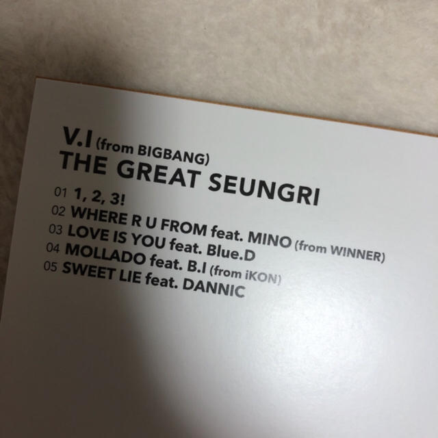 BIGBANG(ビッグバン)のBIGBANG スンリ CDセット エンタメ/ホビーのCD(K-POP/アジア)の商品写真