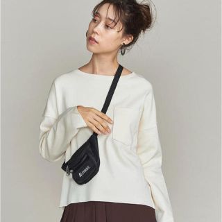 ビューティアンドユースユナイテッドアローズ(BEAUTY&YOUTH UNITED ARROWS)のジャカードフライスドルマンスリーブカットソー(カットソー(長袖/七分))