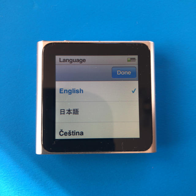 iPod nano 8GB Silver