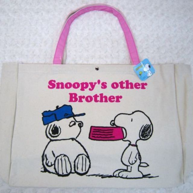 SNOOPY(スヌーピー)の【最終特価】スヌーピー★トートバッグ★ビッグサイズ(Brother)帆布トート レディースのバッグ(トートバッグ)の商品写真