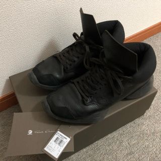 リックオウエンス(Rick Owens)の【送料無料】RICK OWENS runner 27cm ブラック(スニーカー)