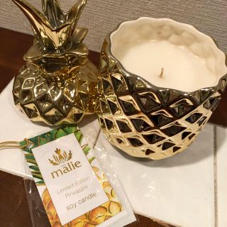 マリエオーガニクス(Malie Organics)のマリエオーガニック  パイナップル ソイキャンドル(キャンドル)