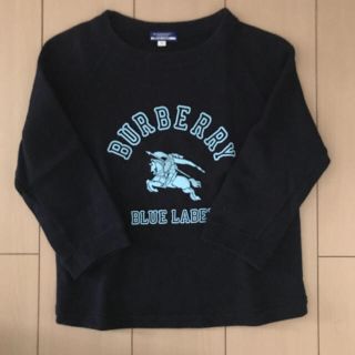 バーバリーブルーレーベル(BURBERRY BLUE LABEL)のBURBERRY BLUE LABEL 七分袖ロゴトレーナー(トレーナー/スウェット)