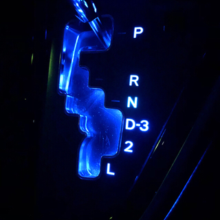 トヨタ(トヨタ)のアルファード10系シフトゲート交換用 LED  ブルー(車種別パーツ)