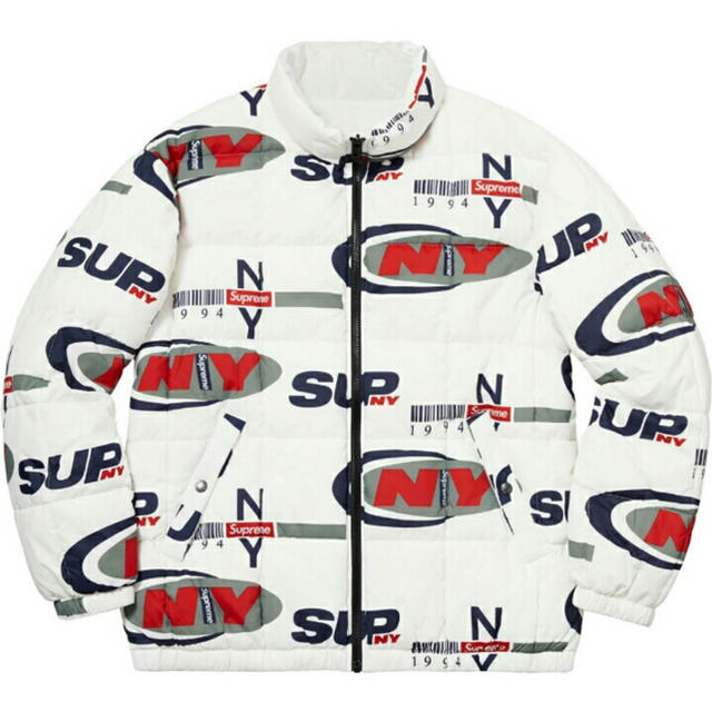 白L Supreme NY Reversible Puffy Jacket