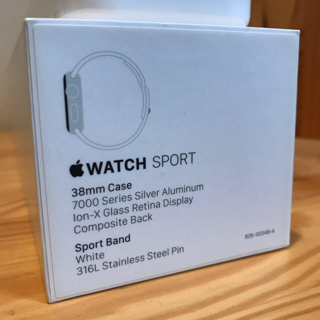 Apple(アップル)の【新品同様】Applewatch sports 38mm 7000series レディースのファッション小物(腕時計)の商品写真