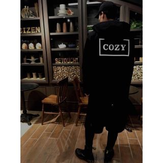 アンダーカバー(UNDERCOVER)のTEAM COZY×monkey time 16AW バックロゴ モッズコート(モッズコート)