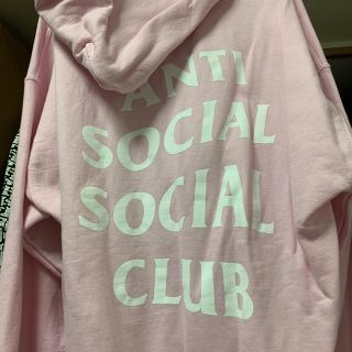 ANTI SOCIAL SOCIAL CLUB パーカー ピンク(パーカー)