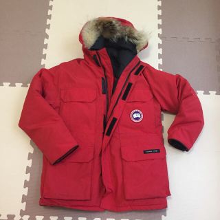 カナダグース(CANADA GOOSE)のカナダグース赤♪ メンズL(ダウンジャケット)