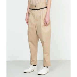 アンユーズド(UNUSED)のJUHA 18ss ハイウエストタックパンツ(チノパン)