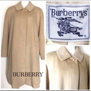 バーバリー(BURBERRY)の美品☆ BURBERRY バーバリー アンゴラ100% コート(ロングコート)