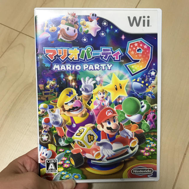 Wii(ウィー)のwii マリオパーティ9 エンタメ/ホビーのゲームソフト/ゲーム機本体(家庭用ゲームソフト)の商品写真