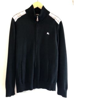 バーバリーブラックレーベル(BURBERRY BLACK LABEL)のBURBERRY BLACK LABEL★ニットジャケット★バーバリー★チェック(ニット/セーター)