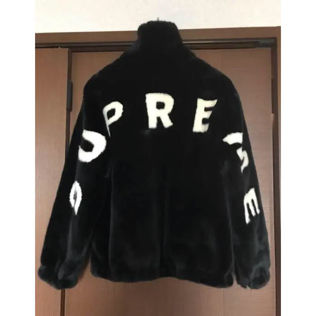 新品 Sサイズ faux fur bomber  jacket