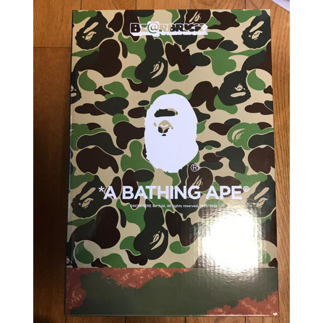 A BATHING APE(アベイシングエイプ)のBE@BRICK READYMADE A BATHING APE エンタメ/ホビーのフィギュア(その他)の商品写真