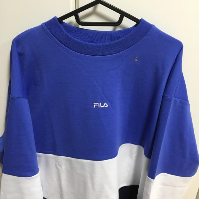 FILA(フィラ)の【FILA】ビッグシルエット配色切替プルオーバー メンズのトップス(スウェット)の商品写真