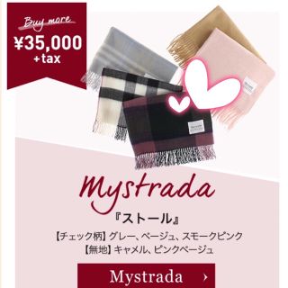 マイストラーダ(Mystrada)の🌼なしさし様専用🌼(ストール/パシュミナ)