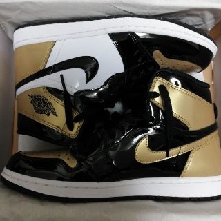 ナイキ(NIKE)のAIR JORDAN 1 RETRO HIGH OG NRG GOLD TOE(スニーカー)