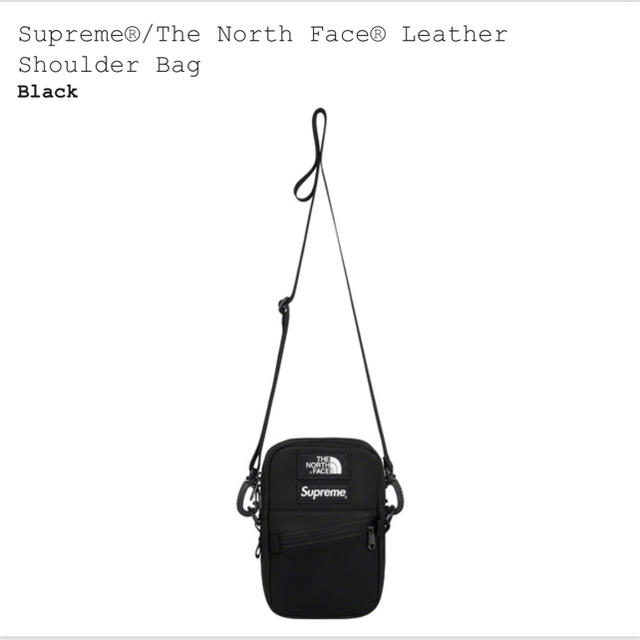 Supreme NORTH FACE Leather Shoulder Bag