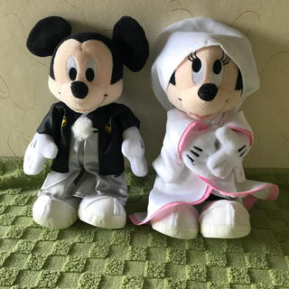 ディズニー(Disney)の【美品】ウェディングドール✨ ミッキー＆ミニーぬいぐるみ✨結婚式✨2次会(その他)
