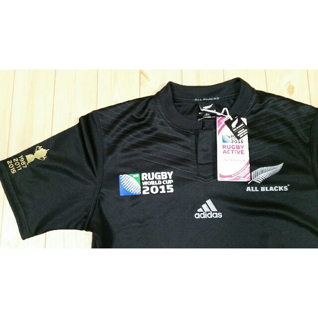 adidas - 新品 2015ラグビーW杯 オールブラックス 優勝記念ジャージ