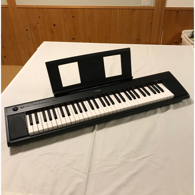 ヤマハ(ヤマハ)の美品 YAMAHA 電子キーボード  piaggero NP-12 楽器の鍵盤楽器(電子ピアノ)の商品写真