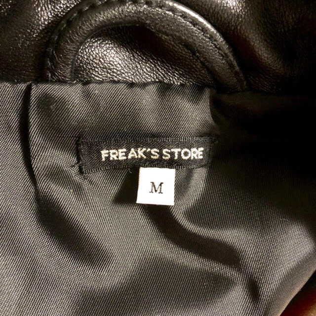 FREAK'S STORE(フリークスストア)の【試着のみ格安】FREAK'S STORE ラムレザーダブルライダースジャケット メンズのジャケット/アウター(ライダースジャケット)の商品写真