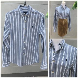 ラルフローレン(Ralph Lauren)の爽やか♡RALPH LAUREN♡ラルフローレンシャツ トップス  長袖シャツ(シャツ/ブラウス(長袖/七分))